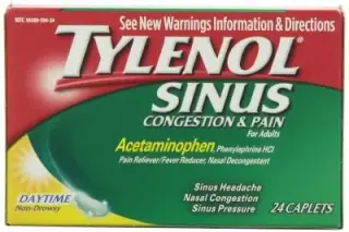 2/9150/9133/21188 Tylenol Sinus + Headache Non-Drowsy Daytime Caplets - Health & Wellness