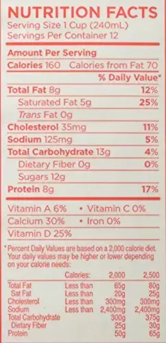 Lactaid Lactose-Free Whole Milk -, 2.8 l