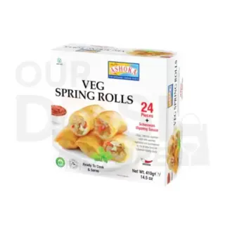 Ashoka Veg Spring Rolls: 24 Pc Snacks & Namkeen, 24 PC