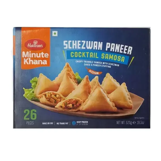 Schezwan Paneercocotail Samosa at Apna Bazar Xpress, Burlington MA