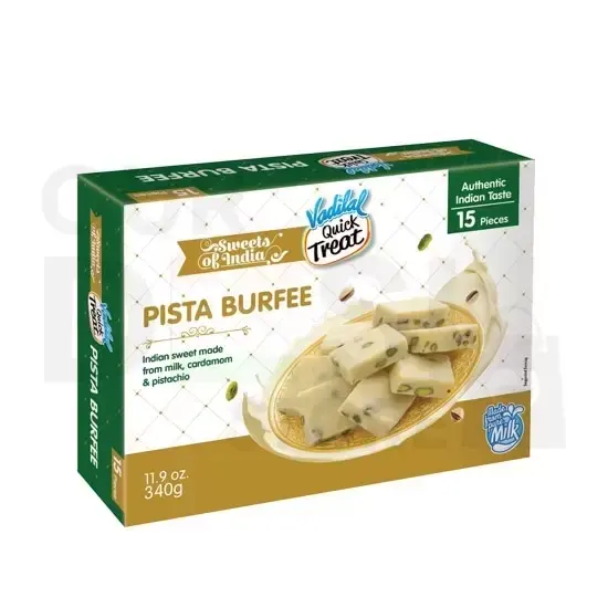 Vadilal Pista Burfee: 11.9 Z 11.9 Z at Apna Bazar Xpress, Burlington MA