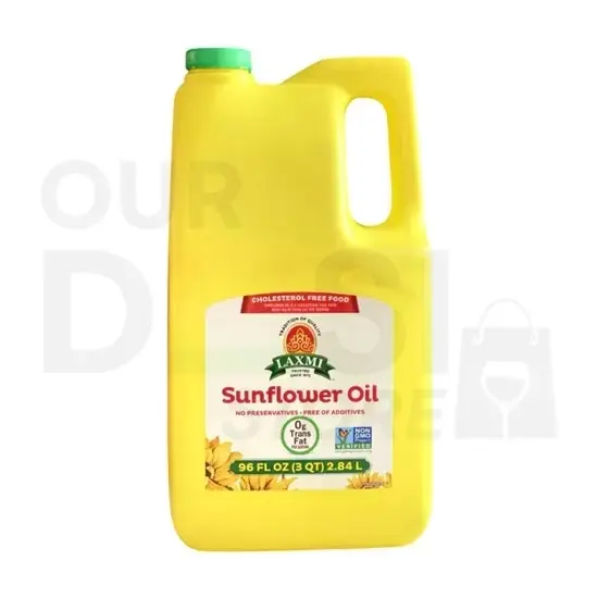 Laxmi Sunflower Oil: 96 Fl Oz 96 FL OZ at Apna Bazar Xpress, Burlington MA