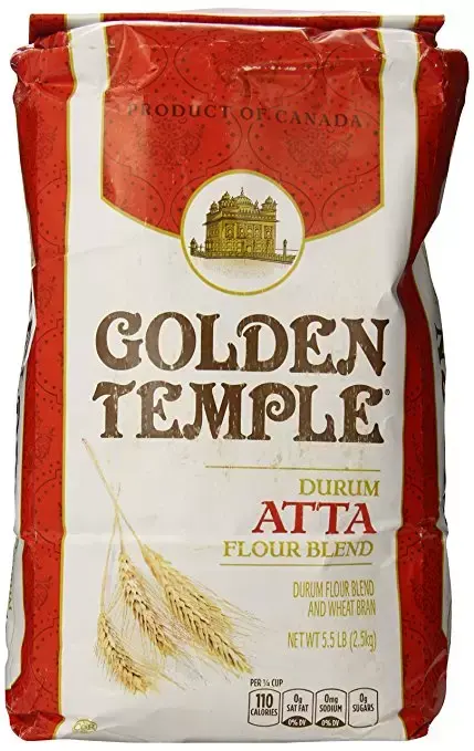 Golden Temple Durum Whole Wheat Atta Flour, 5.5 LB at Apna Bazar Xpress, Burlington MA