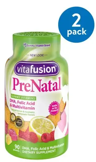 Vitafusion Prenatal - Lemon & Raspberry Lemonade Vitamin 90CT at Apna Bazar Xpress, Burlington MA