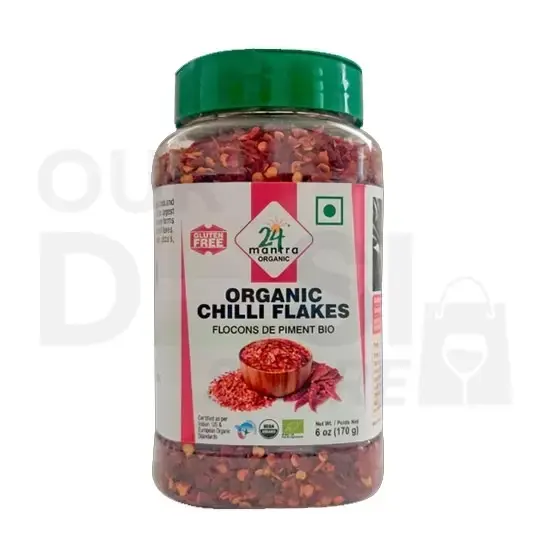 24 Mantra Chilli Flakes : 170G 170G at Apna Bazar Xpress, Burlington MA