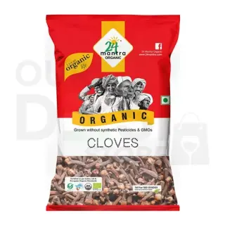 24 Mantra Org Cloves 3.5oz Masala & Spices, 3.5 OZ