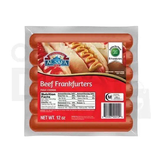 Al Safa Halal Beef Frankfurters 12Z at Apna Bazar Xpress, Burlington MA