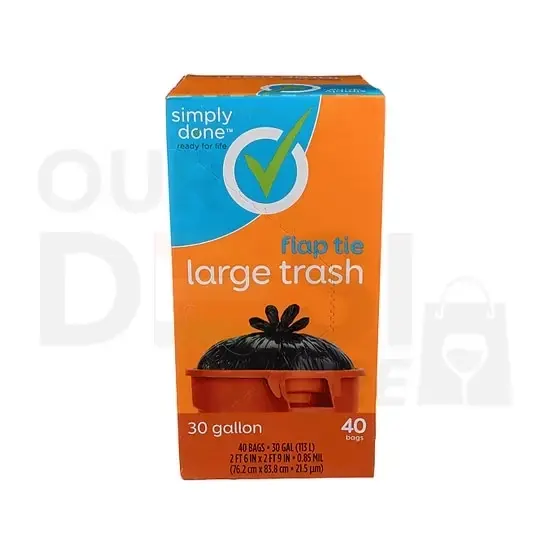 Simply Dn Bag Trash 30 Gal : 4 4 at Apna Bazar Xpress, Burlington MA