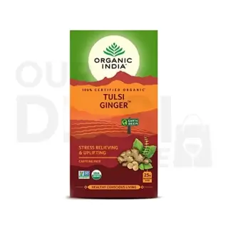 Organic Tulsi Ginger Tea : 1lb Fruits & Vegetables, 1LB