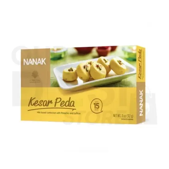 Nanak Kesar Peda: 11OZ 11OZ at Apna Bazar Xpress, Burlington MA