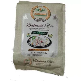 Zafarani Basmati Rice Pouch Rice & Rice Products, 3LB