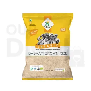 Org Basmati Brown Rice: 10lb Atta Flours & Sooji, 10LB
