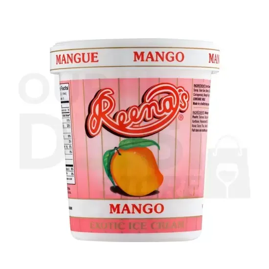 Reena's Mango Icecream: 1/2G 1/2G at Apna Bazar Xpress, Burlington MA