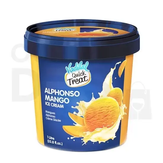 Vadilal  Alphonso Mango : 1 L 1 L at Apna Bazar Xpress, Burlington MA