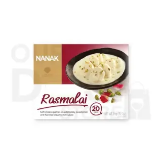 Nanak Rasmalai: 20PC Cooked Foods, 20PC
