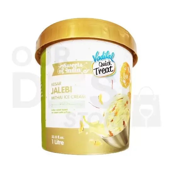 Vadilal Ice Cream Kesar Jalebi at Apna Bazar Xpress, Burlington MA