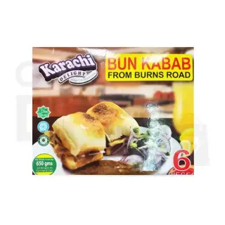 Karachi Bun Kabab: 650G Cooked Foods, 650G