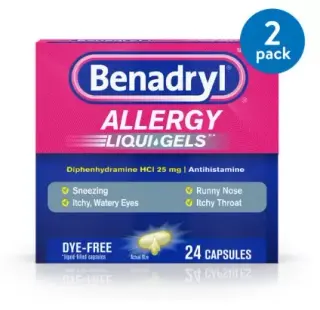 Benadryl Allergy Liqui-Gels - Dye-Free