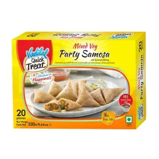 Vadilal Samosa : 1.6kg Snacks & Namkeen, 1.6kg