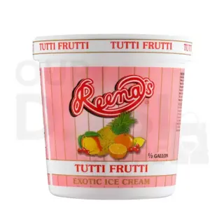 Reenas Tutti Frutti : 1/2gal Ice Cream, 1/2GAL