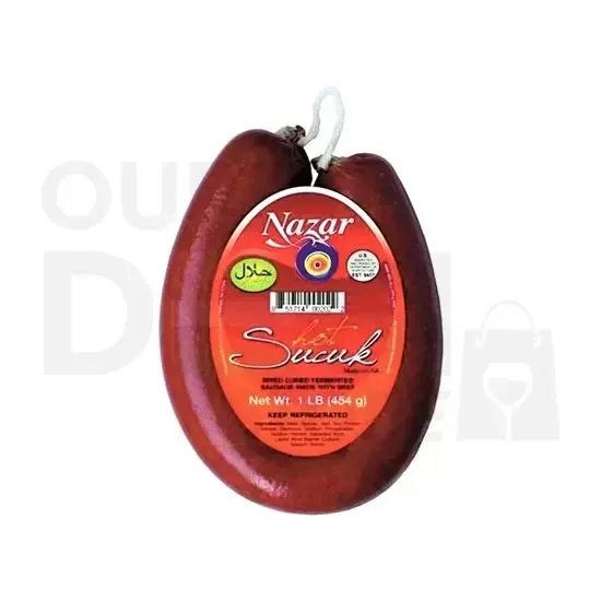 Nazar Hot Sucuk : 1 Lb 1 LB at Apna Bazar Xpress, Burlington MA