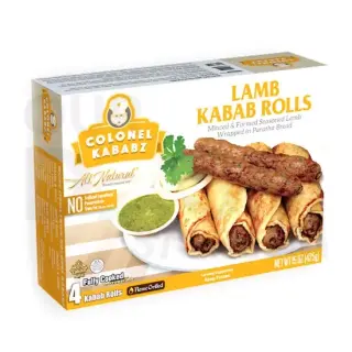 Ck Lamb Kabab Roll: 16.07 Z Meat & Fish, 16.07 Z