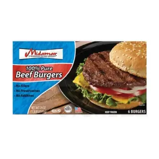 Midamar Beef Burgers : 21 Oz