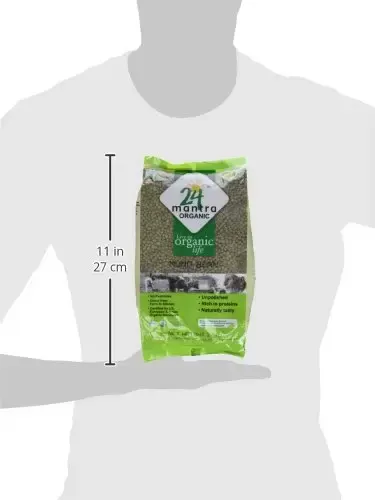 24 Letter Mantra Organic Whole Green Gram (Green Moong Dal Whole) 2LB at Apna Bazar Xpress, Burlington MA
