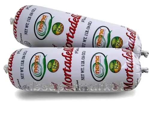 Nema Halal Beef Mortadella Plain at Apna Bazar Xpress, Burlington MA