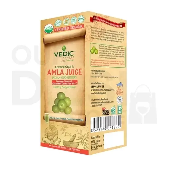 Vedic Amla Juice : 1 Ltr 1 LTR at Apna Bazar Xpress, Burlington MA