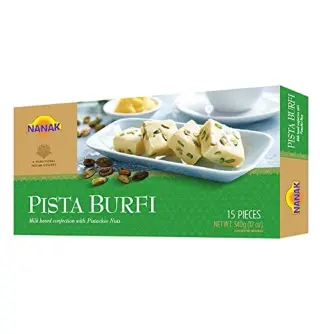 Nanak Sweets Nanak Pista Burfi (pistachio Fudge) Breakfast Cereals