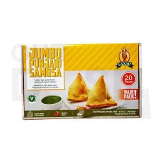 Laxmi Jumbo Punjabi Samosa:8pc 8P at Apna Bazar Xpress, Burlington MA