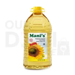 Mani's Sunflower Oil: 5 L Other Oils, 5 L