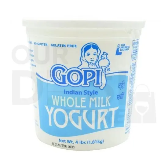 Gopi Whole Milk Yogurt - 64 OZ at Apna Bazar Xpress, Burlington MA