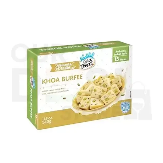 Vadilal Khoa Burfee: 11.9 Oz 11.9 OZ at Apna Bazar Xpress, Burlington MA