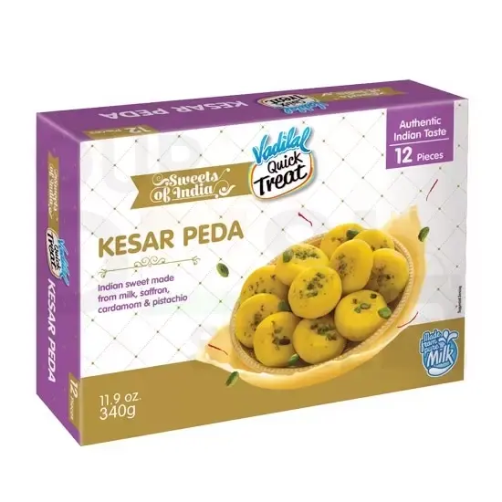 Vadilal Kesar Peda :11.09 Oz 11.09 OZ at Apna Bazar Xpress, Burlington MA