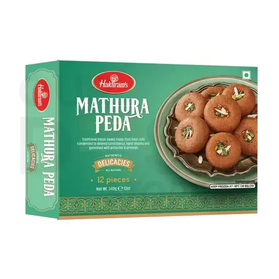 Haldiram Peda : 340g 12ps 340G 12PS at Apna Bazar Xpress, Burlington MA