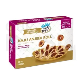 Vadilal Kaju Anjeer Roll:12 Oz