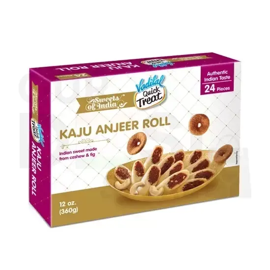 Vadilal Kaju Anjeer Roll:12 Oz 12 O at Apna Bazar Xpress, Burlington MA