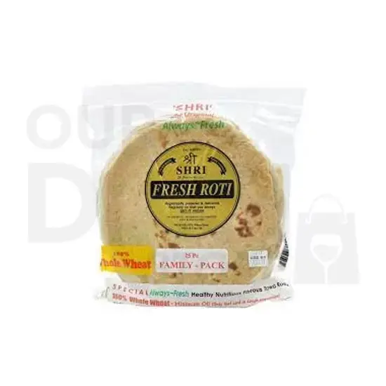 Shree Roti Family Pack : 25PCS 25PCS at Apna Bazar Xpress, Burlington MA