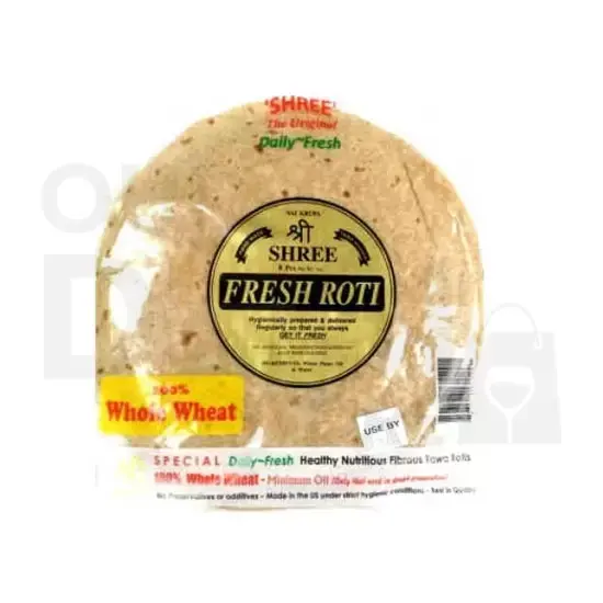 Shri Whole Wheat Roti Small : at Apna Bazar Xpress, Burlington MA