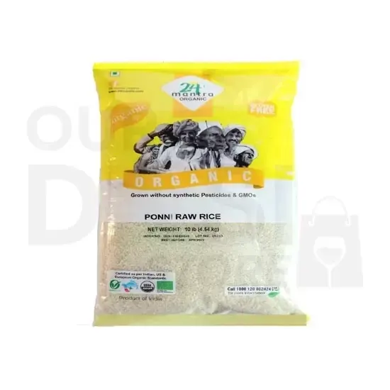 Organic Ponni Raw Rice ;10LB at Apna Bazar Xpress, Burlington MA