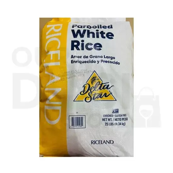 Delta  Paraboiled Rice : 25 Lb 25 LB at Apna Bazar Xpress, Burlington MA