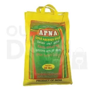 Apna Sona Masoori Rice : 20 Lb Rice & Rice Products, 20 LB