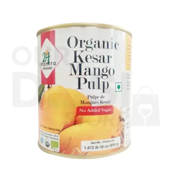 Organic Mango Pulp: 30oz 30OZ at Apna Bazar Xpress, Burlington MA