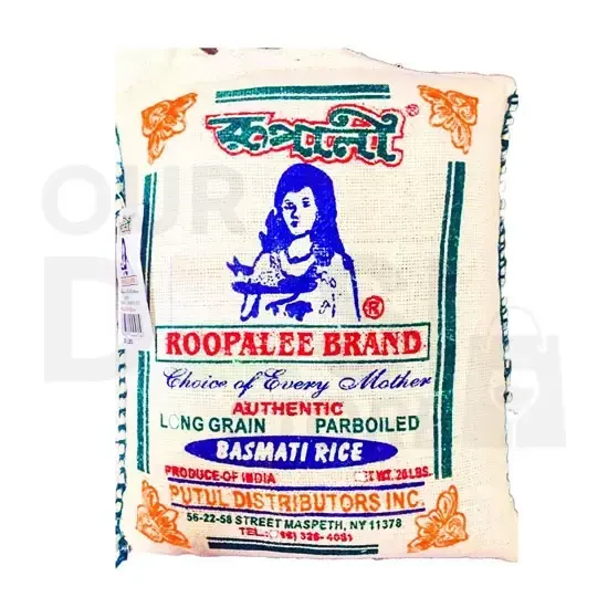 Rooplee Basmati Rice: 20 Lb 20 LB at Apna Bazar Xpress, Burlington MA