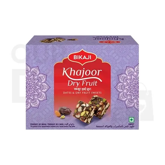 Bikaji Khajoor Dry Fruit Burfee at Apna Bazar Xpress, Burlington MA