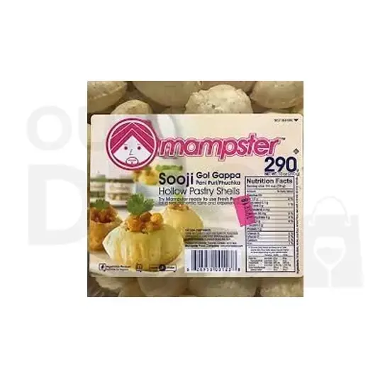 Mampster Sooji Pani Poori: 10 10 at Apna Bazar Xpress, Burlington MA