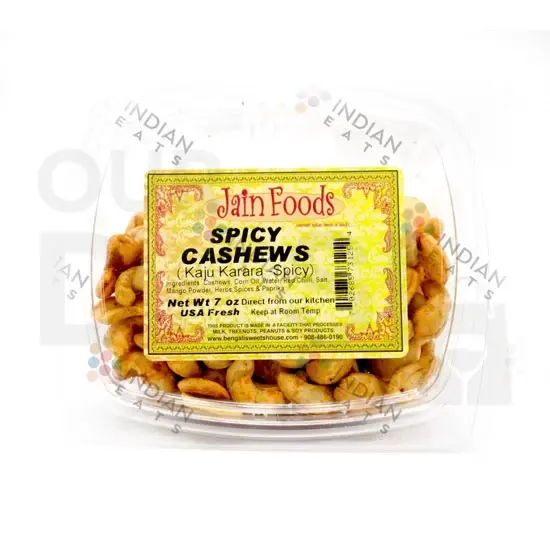 Jain Foods Spicy Cashews : One 11O at Apna Bazar Xpress, Burlington MA