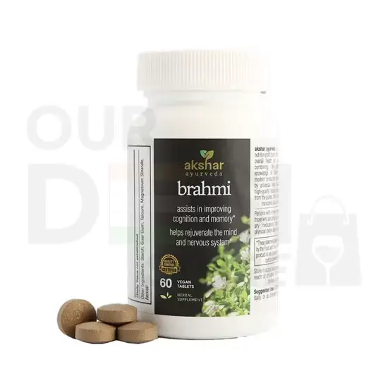 Akshar Ayurveda Brahmi: 60T 60T at Apna Bazar Xpress, Burlington MA